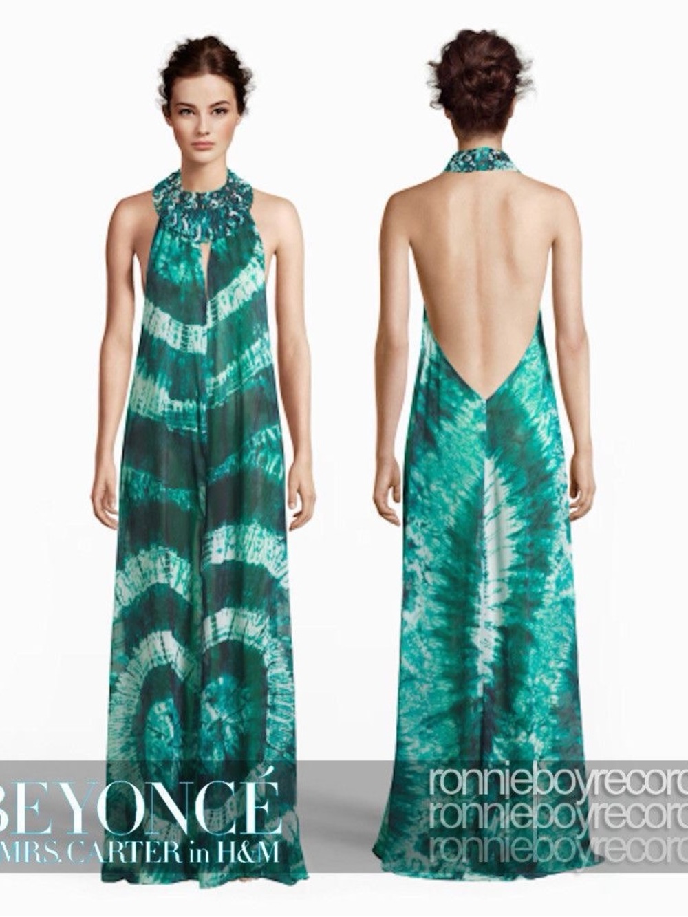 H&M Beyoncé as Mrs. Carter Collection Tie-Dye Maxi Dress / Cover-Up - XS/S